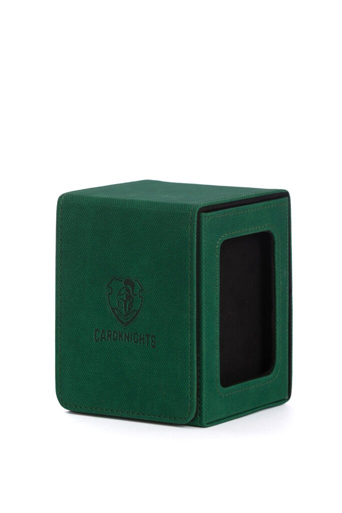 Cardknights® Premium TCG Deck Box with Display Window – Green
