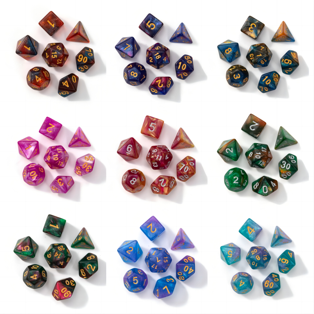 Cardknights® 7-Piece RPG Dice Set